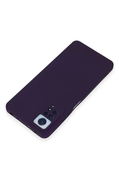 Xiaomi Redmi Note 12 Pro 4G Kılıf Nano içi Kadife Silikon - Mor