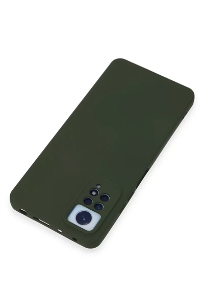 Xiaomi Redmi Note 12 Pro 4G Kılıf Nano içi Kadife Silikon - Koyu Yeşil