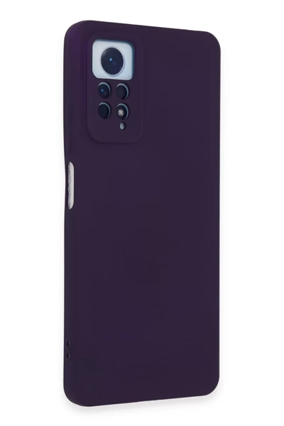 Xiaomi Redmi Note 12 Pro 4G Kılıf Nano içi Kadife Silikon - Mor