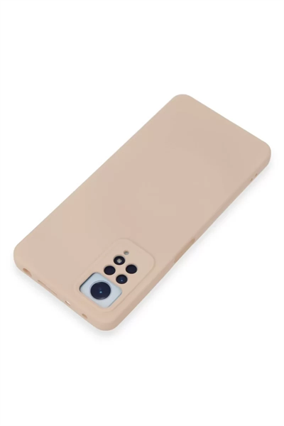 Xiaomi Redmi Note 12 Pro 4G Kılıf Nano içi Kadife Silikon - Pudra