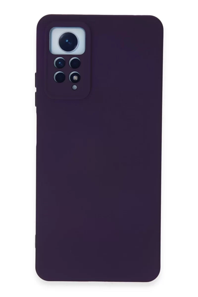 Xiaomi Redmi Note 12 Pro 4G Kılıf Nano içi Kadife Silikon - Mor