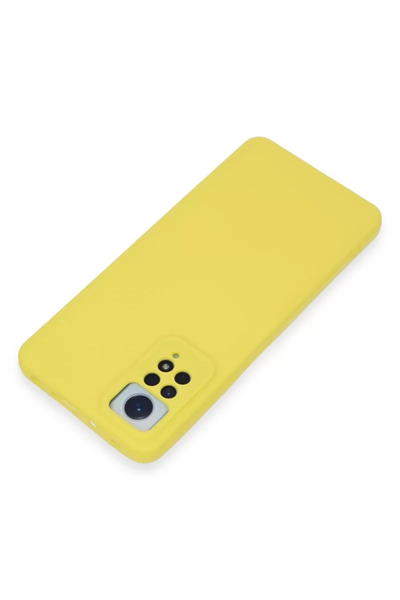 Xiaomi Redmi Note 12 Pro 4G Kılıf Nano içi Kadife Silikon - Sarı