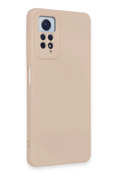 Xiaomi Redmi Note 12 Pro 4G Kılıf Nano içi Kadife Silikon - Pudra