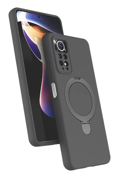 Xiaomi Redmi Note 12 Pro 4G Regal Magsafe Standlı Kapak - Titan Gri