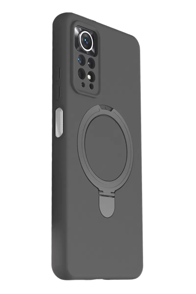 Xiaomi Redmi Note 12 Pro 4G Regal Magsafe Standlı Kapak - Titan Gri