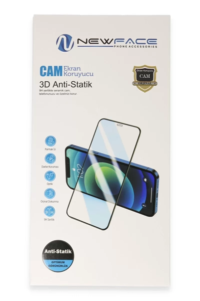 Xiaomi Redmi Note 12 Pro 5G 3D Antistatik Cam Ekran Koruyucu
