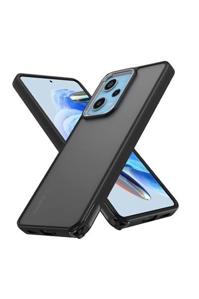 Xiaomi Redmi Note 12 Pro 5G Kılıf Elegant Kapak - Siyah
