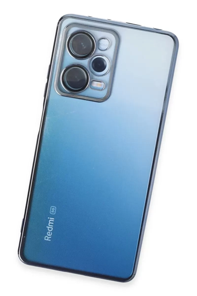 Xiaomi Redmi Note 12 Pro 5G Kılıf Lensli Silikon - Açık Mavi