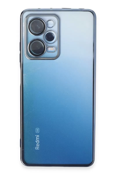 Xiaomi Redmi Note 12 Pro 5G Kılıf Lensli Silikon - Açık Mavi
