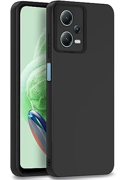 Xiaomi Redmi Note 12 Pro 5G Kılıf Nano içi Kadife Silikon - Siyah