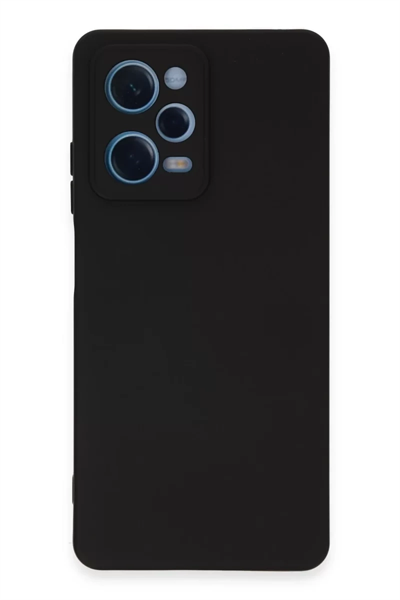 Xiaomi Redmi Note 12 Pro 5G Kılıf Nano içi Kadife Silikon - Siyah