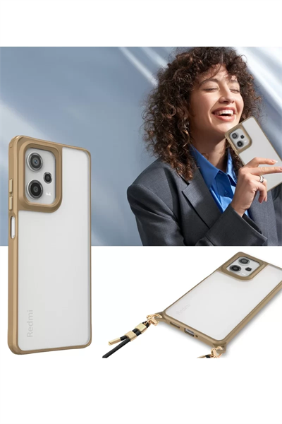 Xiaomi Redmi Note 12 Pro 5G Kılıf Penta Silikon Kılıf - Çöl Titanyum