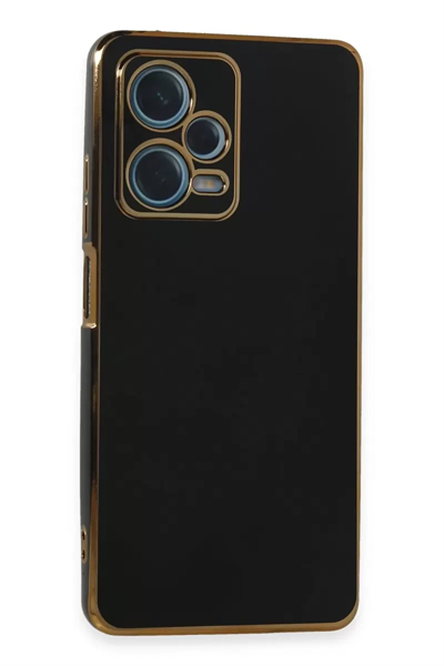 Xiaomi Redmi Note 12 Pro Plus Kılıf Volet Silikon - Siyah