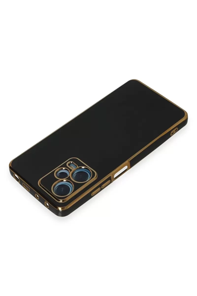 Xiaomi Redmi Note 12 Pro Plus Kılıf Volet Silikon - Siyah