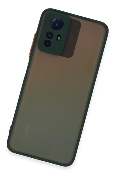 Xiaomi Redmi Note 12S Kılıf Montreal Silikon Kapak - Yeşil