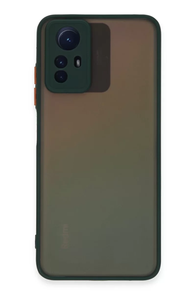 Xiaomi Redmi Note 12S Kılıf Montreal Silikon Kapak - Yeşil