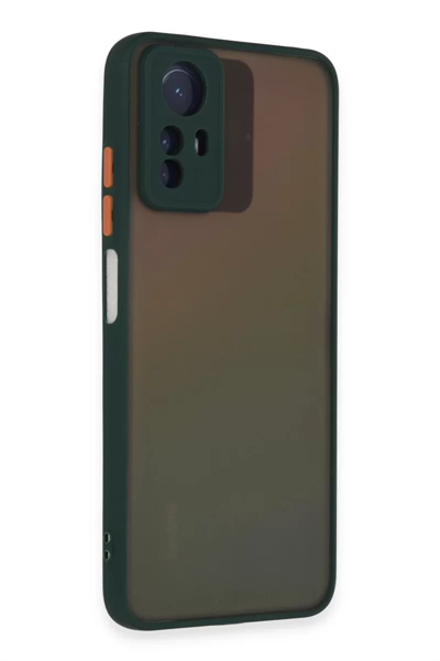 Xiaomi Redmi Note 12S Kılıf Montreal Silikon Kapak - Yeşil