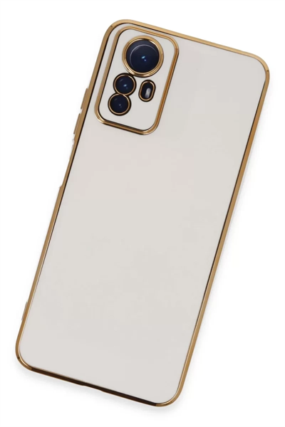 Xiaomi Redmi Note 12S Kılıf Volet Silikon - Beyaz