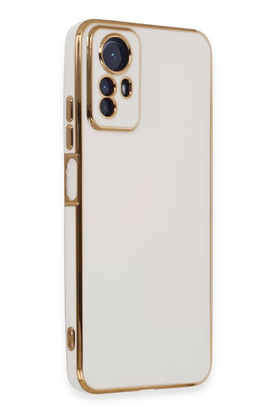 Xiaomi Redmi Note 12S Kılıf Volet Silikon - Beyaz