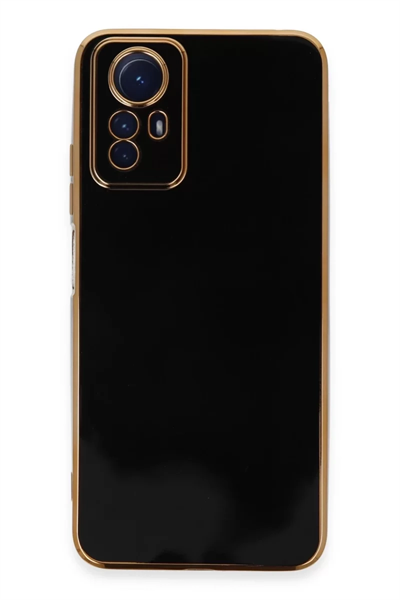 Xiaomi Redmi Note 12S Kılıf Volet Silikon - Siyah