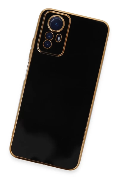 Xiaomi Redmi Note 12S Kılıf Volet Silikon - Siyah