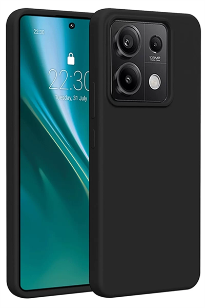 Xiaomi Redmi Note 13 4G Kılıf First Silikon - Siyah