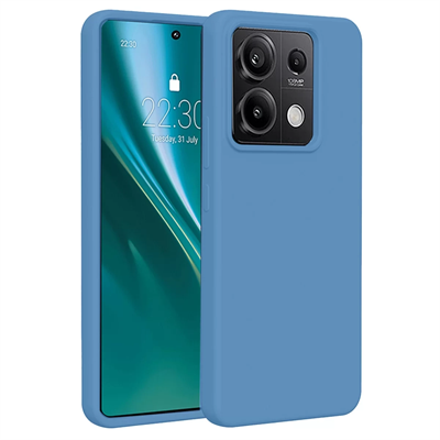Xiaomi Redmi Note 13 4G Kılıf First Silikon - Mavi