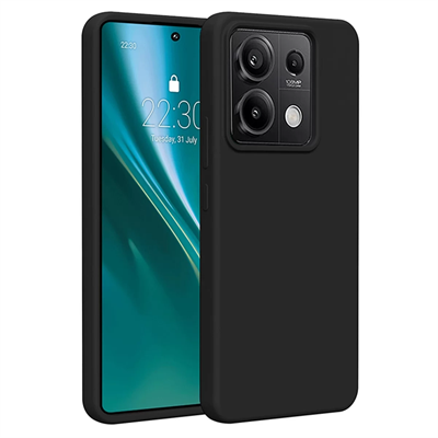 Xiaomi Redmi Note 13 4G Kılıf First Silikon - Siyah