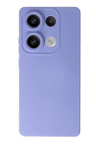 Xiaomi Redmi Note 13 4G Kılıf Nano içi Kadife Silikon - Lila