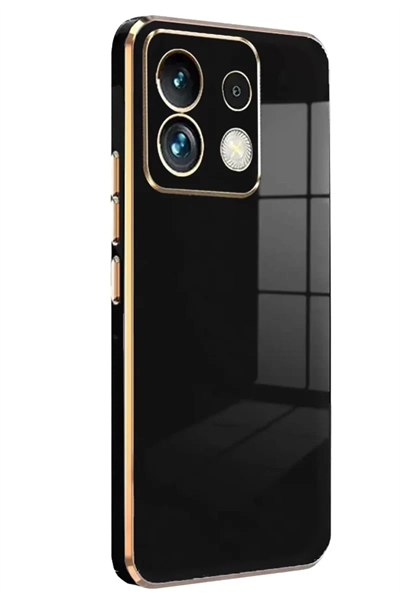 Xiaomi Redmi Note 13 5G Kılıf Volet Silikon - Siyah