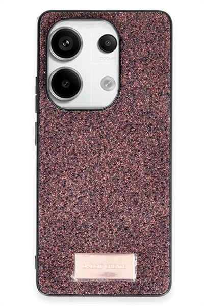 Xiaomi Redmi Note 13 Pro 4G Bright Simli Kapak - Derin Mor