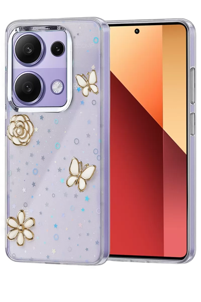 Xiaomi Redmi Note 13 Pro 4G Fiyonk Desenli Kapak - Desen 10