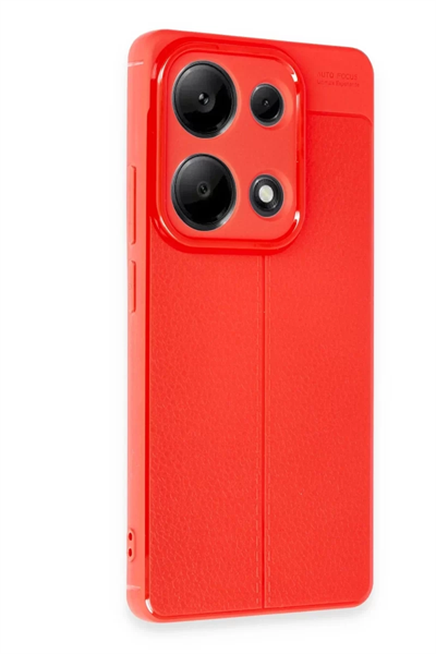 Xiaomi Redmi Note 13 Pro 4G Kılıf Auto Focus Kapak - Kırmızı