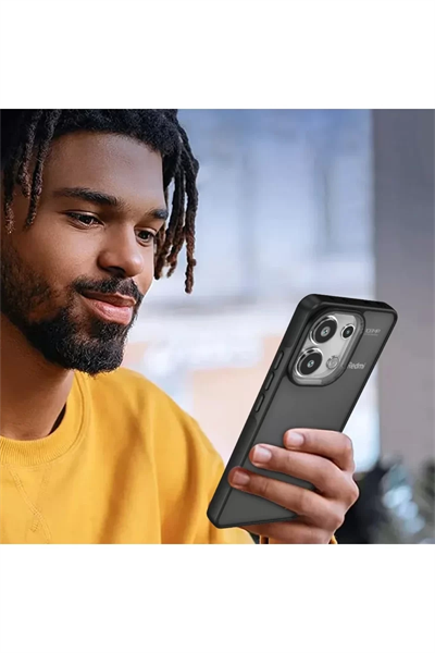 Xiaomi Redmi Note 13 Pro 4G Kılıf Elegant Kapak - Pudra