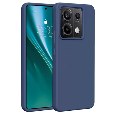 Xiaomi Redmi Note 13 Pro 4G Kılıf First Silikon - Lacivert