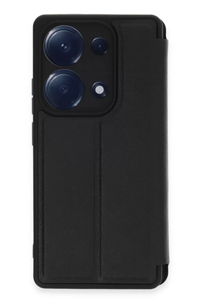 Xiaomi Redmi Note 13 Pro 4G Kılıf Flip Cover - Siyah