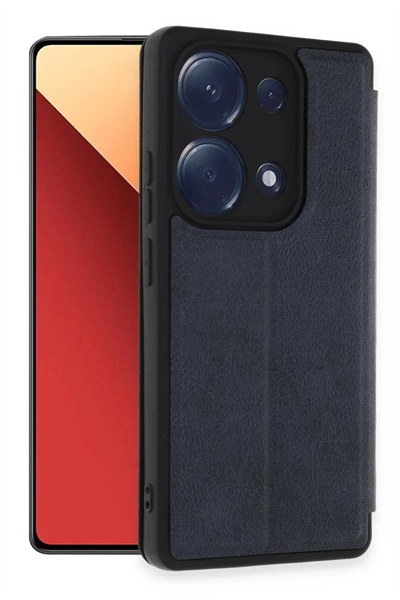 Xiaomi Redmi Note 13 Pro 4G Kılıf Flip Cover - Lacivert
