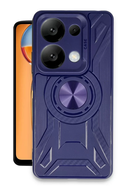 Xiaomi Redmi Note 13 Pro 4G Kılıf Lincoln Silikon - Lacivert