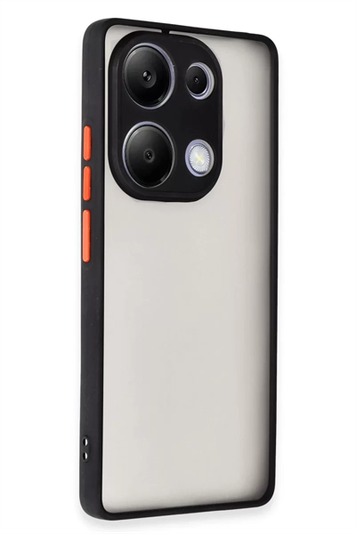 Xiaomi Redmi Note 13 Pro 4G Kılıf Montreal Silikon Kapak - Siyah