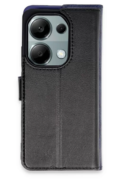 Xiaomi Redmi Note 13 Pro 4G Kılıf Trend S Plus Kapaklı Kılıf - Siyah