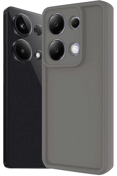 Xiaomi Redmi Note 13 Pro 4G Kılıf Viera Silikon - Gri