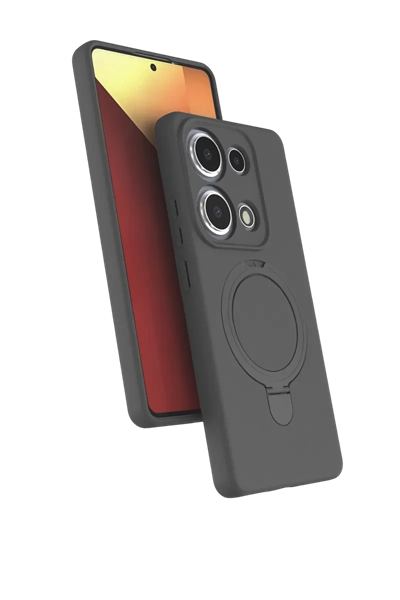 Xiaomi Redmi Note 13 Pro 4G Regal Magsafe Standlı Kapak - Titan Gri