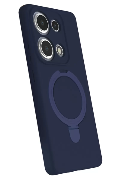 Xiaomi Redmi Note 13 Pro 4G Regal Magsafe Standlı Kapak - Lacivert