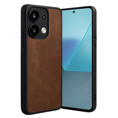 Xiaomi Redmi Note 13 Pro 5G Kılıf Aras Deri Kapak - Taba