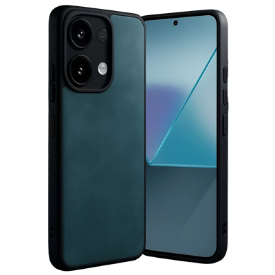 Xiaomi Redmi Note 13 Pro 5G Kılıf Aras Deri Kapak - Koyu Yeşil