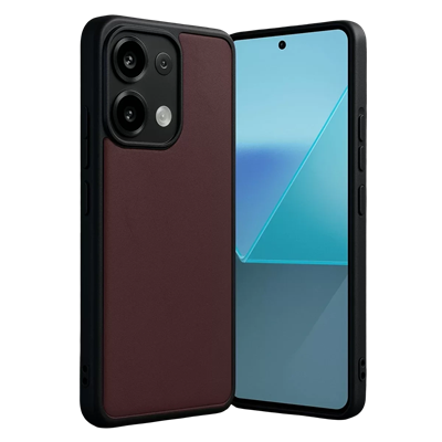 Xiaomi Redmi Note 13 Pro 5G Kılıf Aras Deri Kapak - Bordo