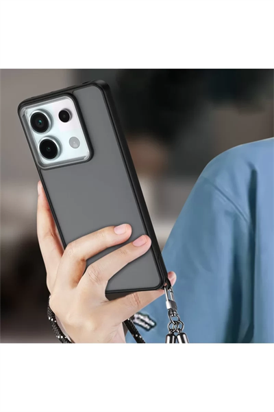 Xiaomi Redmi Note 13 Pro 5G Kılıf Elegant Kapak - Siyah