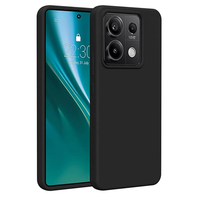 Xiaomi Redmi Note 13 Pro 5G Kılıf First Silikon - Siyah