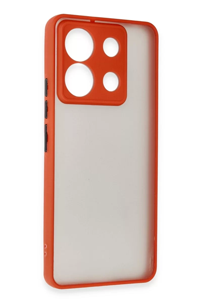 Xiaomi Redmi Note 13 Pro 5G Kılıf Montreal Silikon Kapak - Kırmızı
