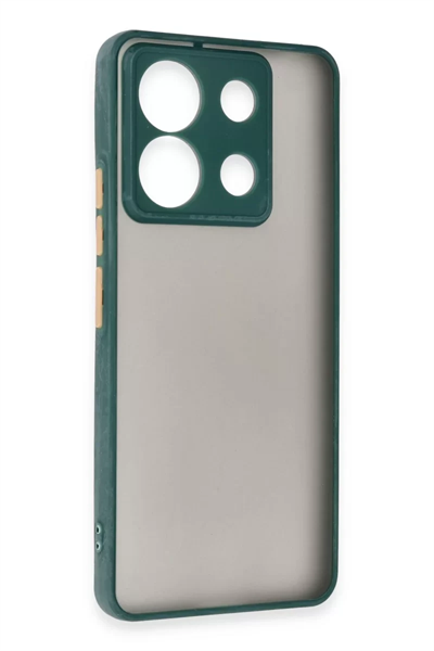 Xiaomi Redmi Note 13 Pro 5G Kılıf Montreal Silikon Kapak - Yeşil